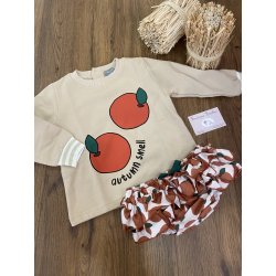 SUDADERA MAS BRAGA/FALDA , MON PETIT