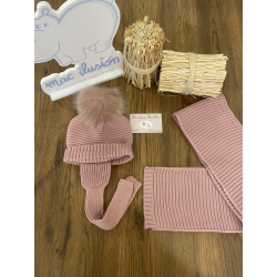 CONJUNTO GORRO Y BUFANDA , MAC ILUSIÓN