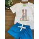CAMISETA MAS BERMUDA , PIO PIO