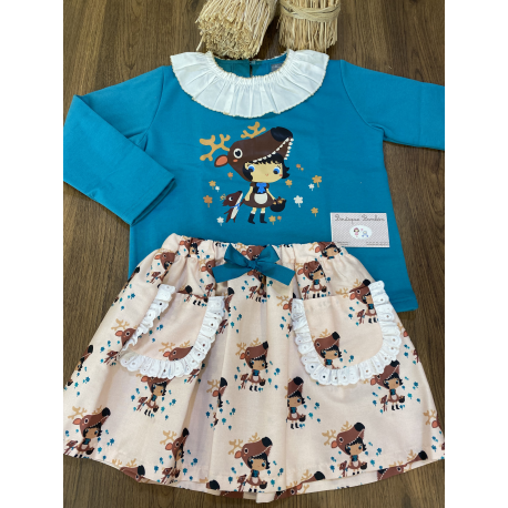 SUDADERA MAS FALDA , MON PETIT