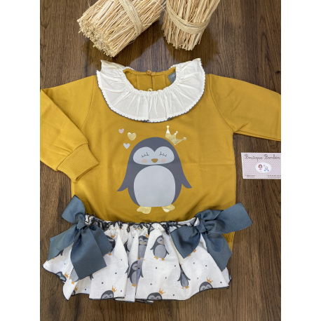 SUDADERA MAS BRAGA/FALDA , MON PETIT