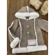 CHAQUETÓN PELLIZA CON CAPUCHA , VALENTINA BEBES