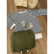 SUDADERA CON FORRO POLAR MAS BOMBACHO ,VALENTINA BEBES