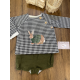 SUDADERA CON FORRO POLAR MAS BOMBACHO ,VALENTINA BEBES
