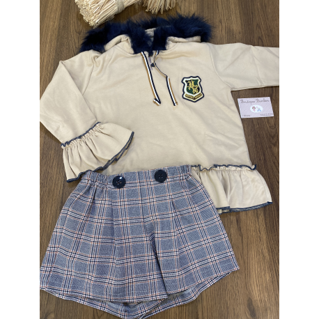 SUDADERA NIÑA G MAS SHORT , MON PETIT