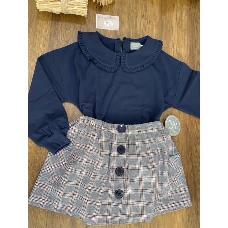 SUDADERA NIÑA G MAS FALDA , MON PETIT