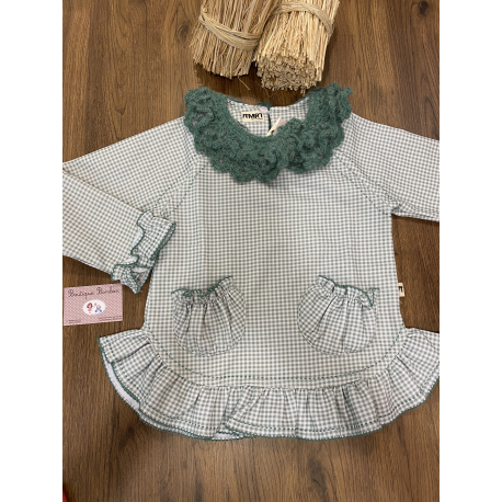 SUDADERA NIÑA VICHY C/CUELLO , LA MARTINICA