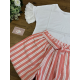 CONJUNTO SHORT NIÑA , TARTALETA