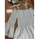 VESTIDO GOMAS VICHY , MANUELA MONTERO