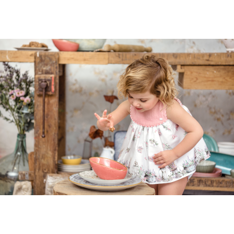 VESTIDO BEBE CON BRAGUITA , YOEDU