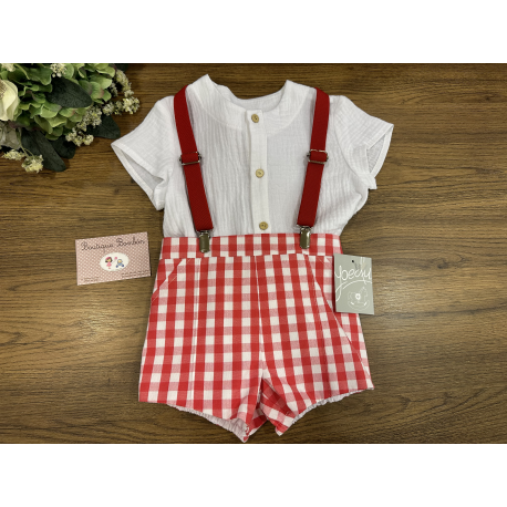 CAMISA MÁS PANT. TIRANTES , YOEDU