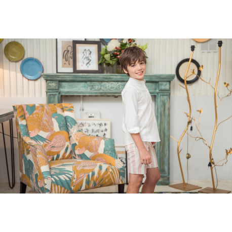 TRAJE NIÑO PANTALON BERMUDA YOEDU Boutique Bombon