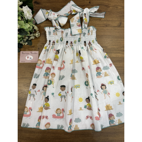 VESTIDO ELÁSTICO , MON PETIT