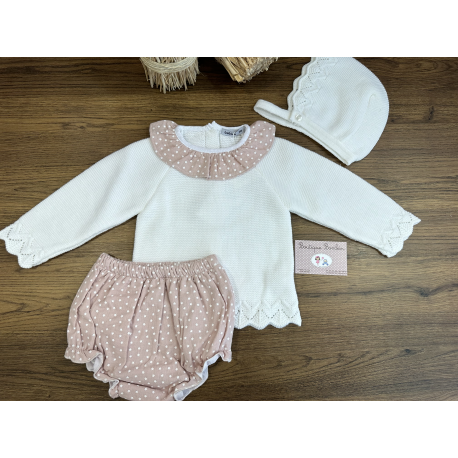 CONJUNTO BRAGUITA 3PIEZAS , BABIDU