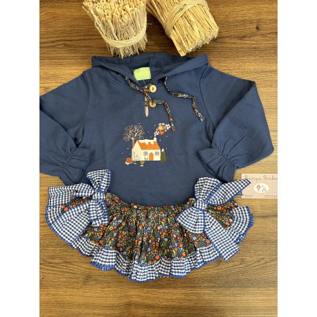 SUDADERA MÁS BRAG/FALDA , PIO PIO
