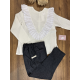 BLUSA MÁS JOGGER VAQUERO , PILAR BATANERO