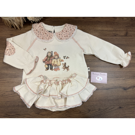 SUDADERA NIÑA MÁS BRAGUITA FELPA , LA MARTINICA