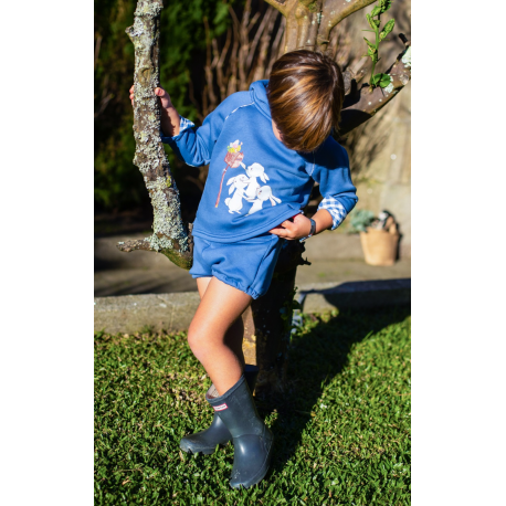 SUDADERA NIÑO MÁS BOMBACHO FELPA , LA MARTINICA