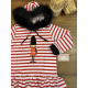 VESTIDO FELPA CAPUCHA , MON PETIT