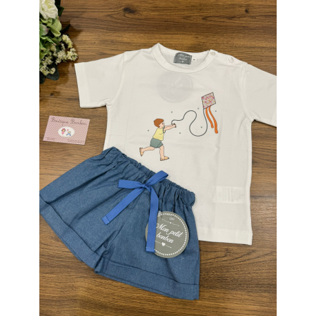 CAMISETA MÁS PANTALÓN , MON PETIT