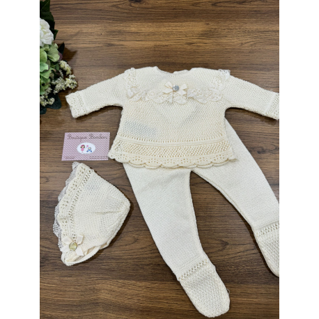 CONJUNTO POLAINA 3PIEZAS , PAZ RODRIGUEZ