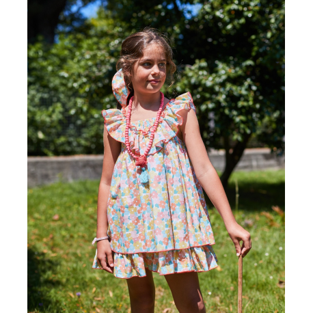 VESTIDO VUELO FLORES , LA MARTINICA