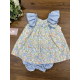 VESTIDO CAPRI FLORES MÁS CULOTE , VALENTINA BEBES