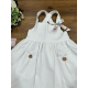 VESTIDO TIRANTE BLANCO, MANUELA MONTERO
