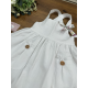 VESTIDO TIRANTE BLANCO, MANUELA MONTERO