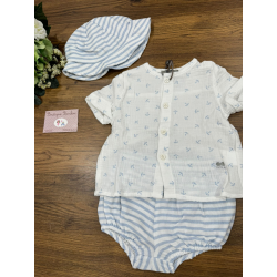 CONJUNTO NIÑO ANCLAS 3PIEZAS , JOSE VARÓN
