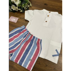 CONJUNTO NIÑO RAYAS 2PIEZAS , JOSE VARÓN