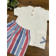 CONJUNTO NIÑO RAYAS 2PIEZAS , JOSE VARÓN