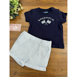 CAMISETA MÁS BERMUDA , SPAGNOLO