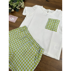 CAMISETA BOLSILLO MÁS PANTALÓN , DULCE TIOVIVO