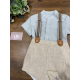 CONJUNTO BEBE CON TIRANTES , YOEDU