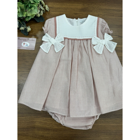 VESTIDO BEBE CON BRAGUITA , YOEDU