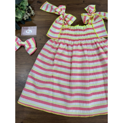 VESTIDO ENGOMADO , MON PETIT