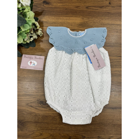 PELELE PUNTO MÁS TEJIDO BORDADO , MAC ILUSIÓN