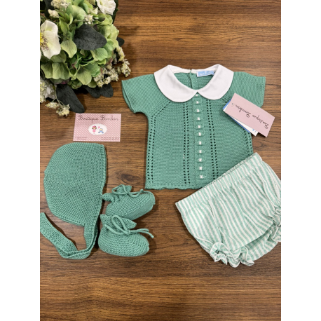 CONJUNTO CULOTTE TELA MÁS CAPOTA Y PATUCOS , MAC ILUSIÓN