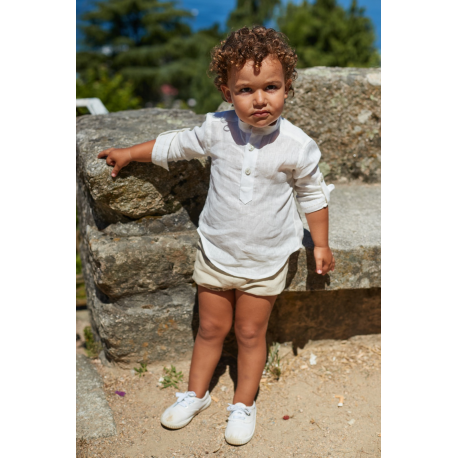 BOMBACHO MÁS CAMISA M/L LINO , LA MARTINICA