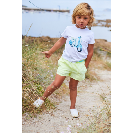 CAMISETA NIÑO MOTO MÁS BOXER SECADO RAPIDO , LA MARTINICA