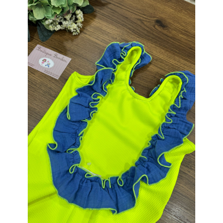 BAÑADOR NIÑA STANDARD VOLANTE BAMBULA , LA MARTINICA