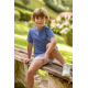 CAMISA NIÑO MÁS SHORT BLANCO NIÑO SARA , BOETIE