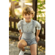 BOMBACHO GRIS TIRANTES MÁS CAMISA NIÑO ENORA , BOETIE