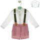 CONJUNTO BEBE MANGA LARGA CON TIRANTES , MARTA Y PAULA