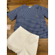 CAMISA NIÑO MÁS SHORT BLANCO NIÑO SARA , BOETIE