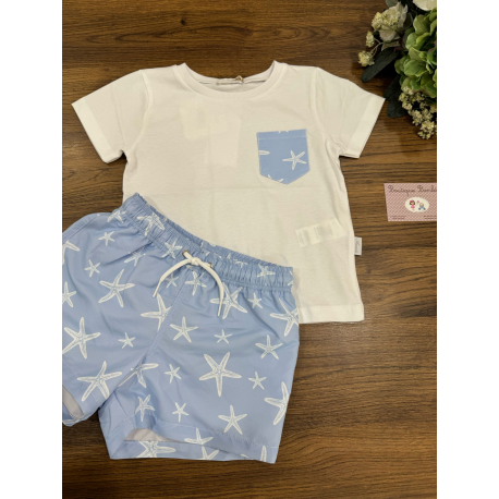 BOXER TELA MÁS CAMISETA NIÑO , MARTIN ARANDA