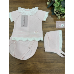 CONJUNTO CUBRE 3PIEZAS , VALENTINA BEBES