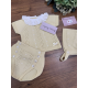 CONJUNTO CUBRE 3PIEZAS , VALENTINA BEBES