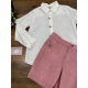 TRAJE INFANTIL NIÑO PANTALÓN BERMUDA , MARTA Y PAULA